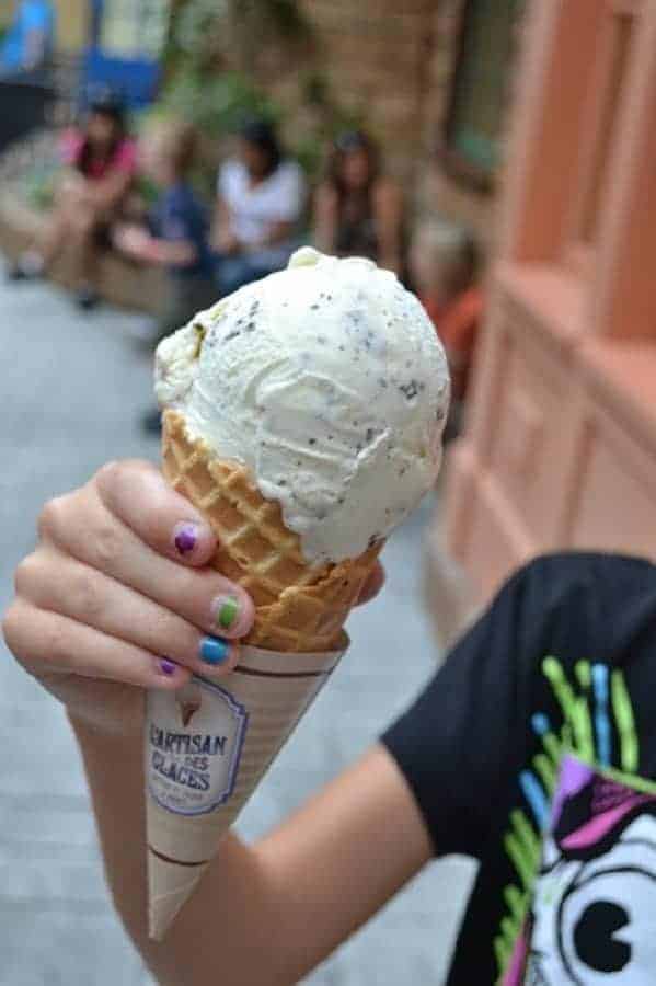 Chocolate Chip Ice Cream at L'artisan de Glaces