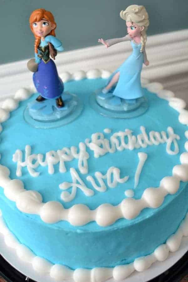 Easy Frozen Birthday Cake