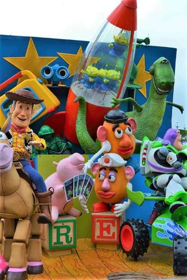 Toy Story Parade Float at Disneyland Paris