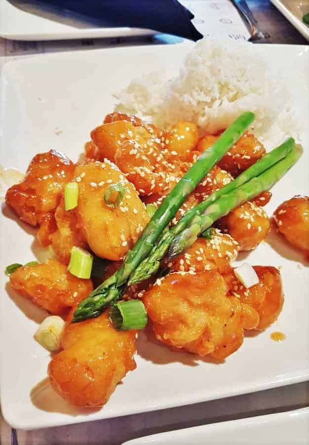 Sesame Chicken at Nine Dragons