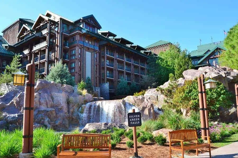 Waterfall at Wilderness Lodge