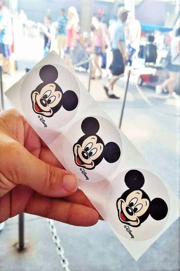 FREE Mickey Mouse Stickers at Disney