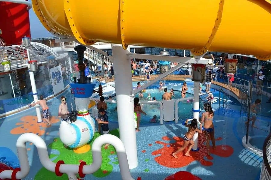 Aqualab Splash Zone on Disney Magic
