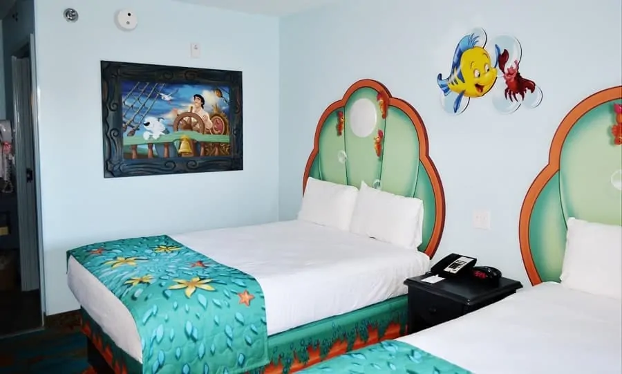 Little Mermaid Room Clamshell Beds