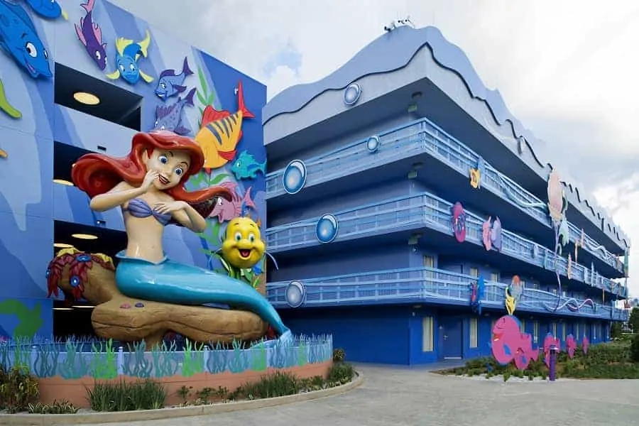 Little Mermaid wing of Art of Animation