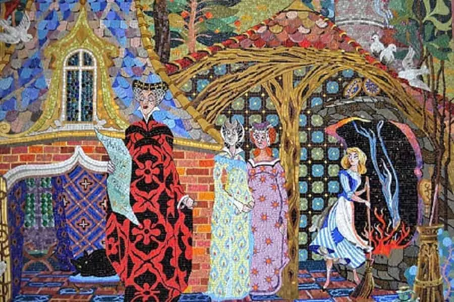 Cinderella & Step Sisters Mosaic