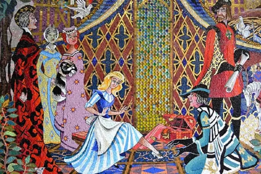Cinderella Mosaics inside Castle