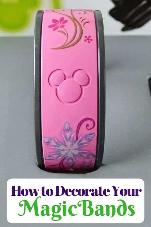 Decorating MagicBands with Disney Tattoos