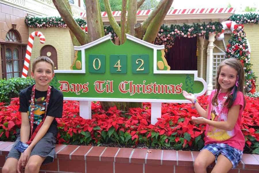 Disney Christmas Countdown Display