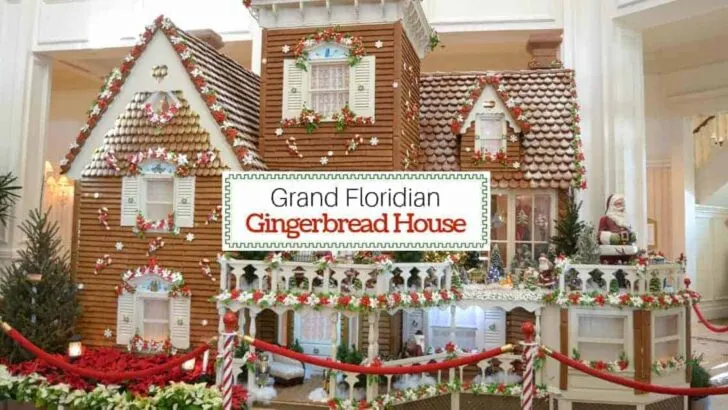 Grand Floridian Resort Gingerbread House