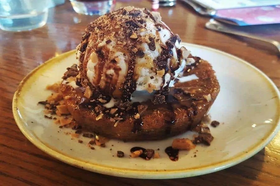 Ooey Gooey Cake at Liberty Tree Tavern