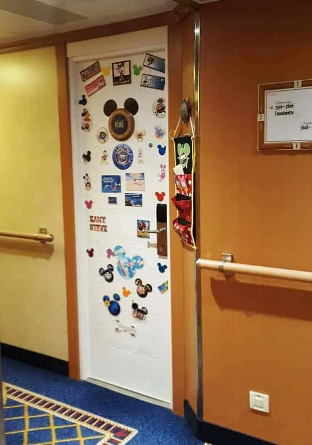 Disney Cruise Line Doors are Magnetic