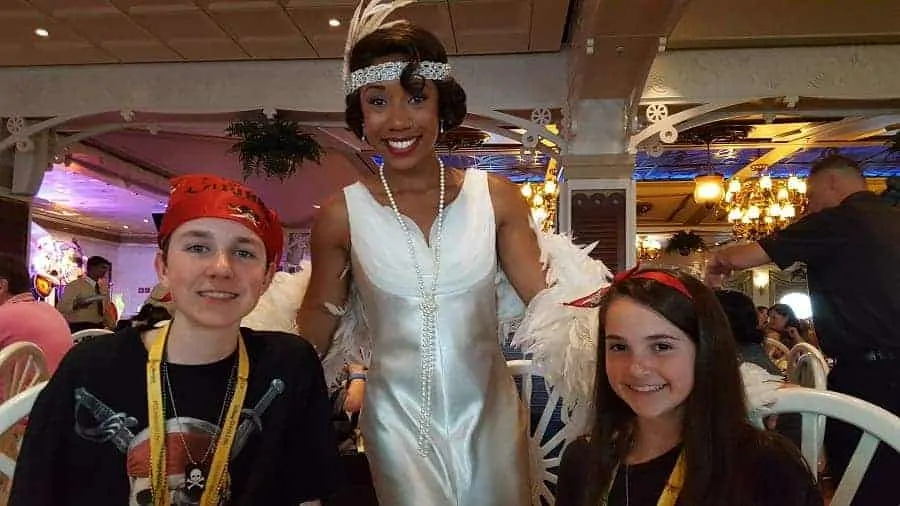 Tiana on Disney Wonder Cruise Ship