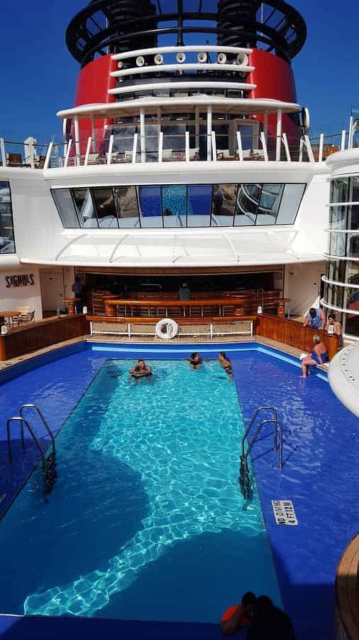 disney cruise wonder pools