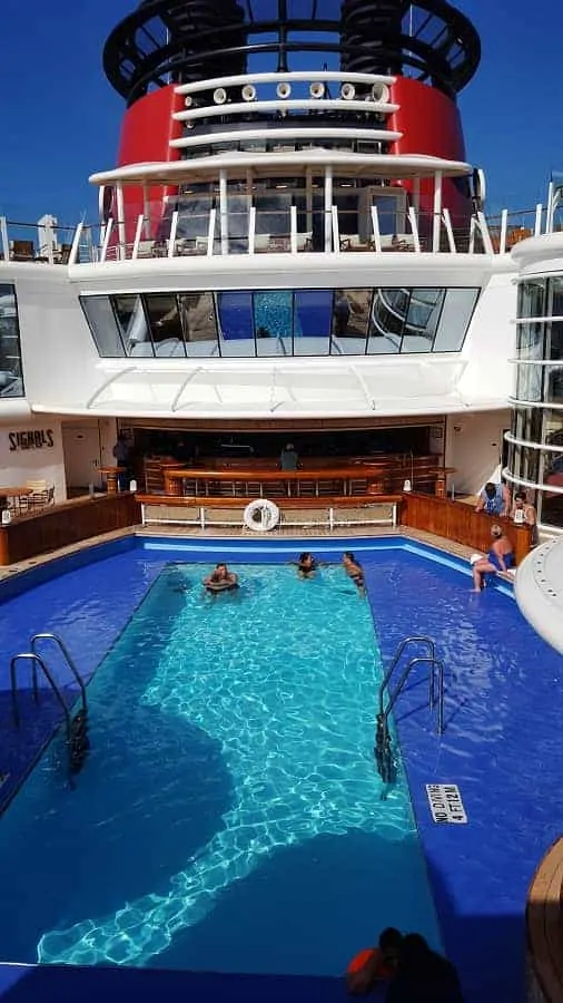 Disney Wonder Adult only Pool