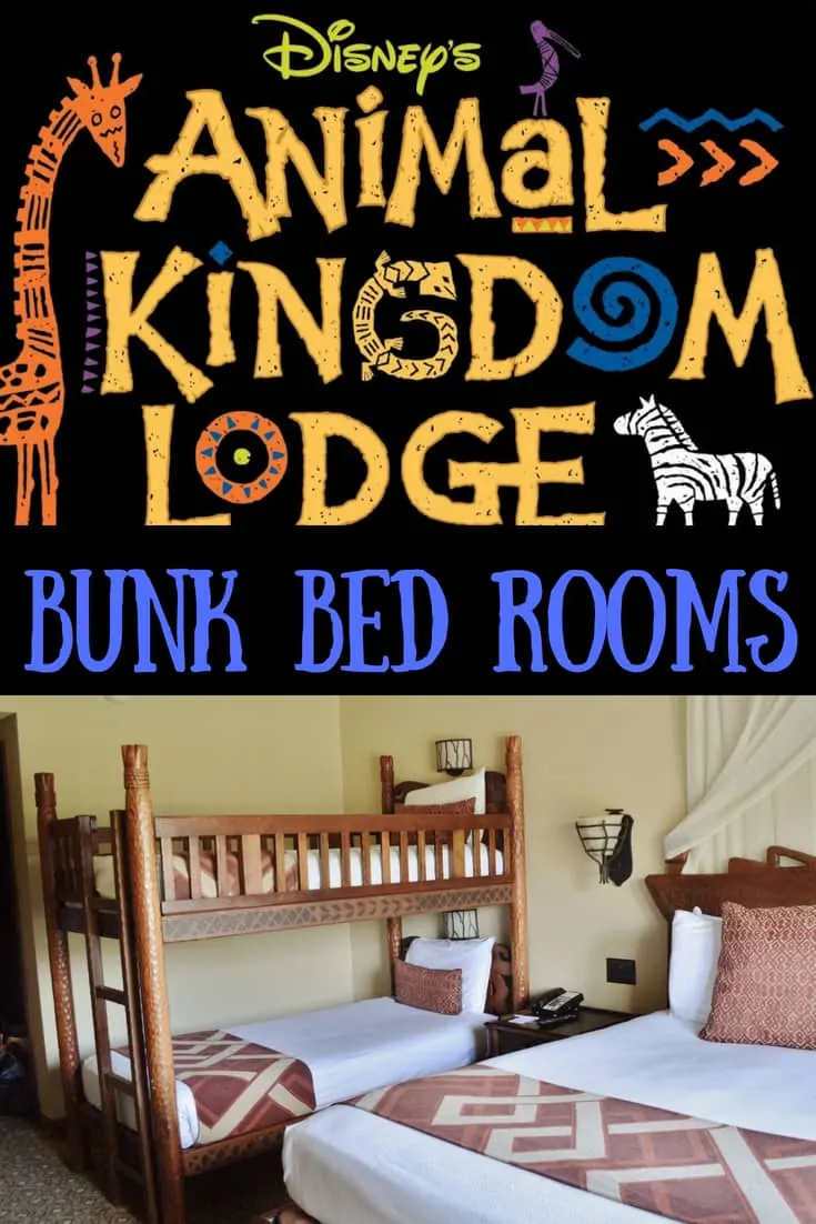 Savanna View Bunk Bed Rooms at Animal Kingdom