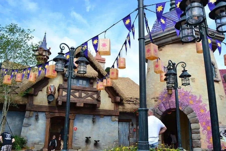 Rapunzel's Village in Magic kingdom