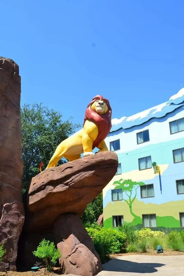 Lion King Rooms at Art of Animation
