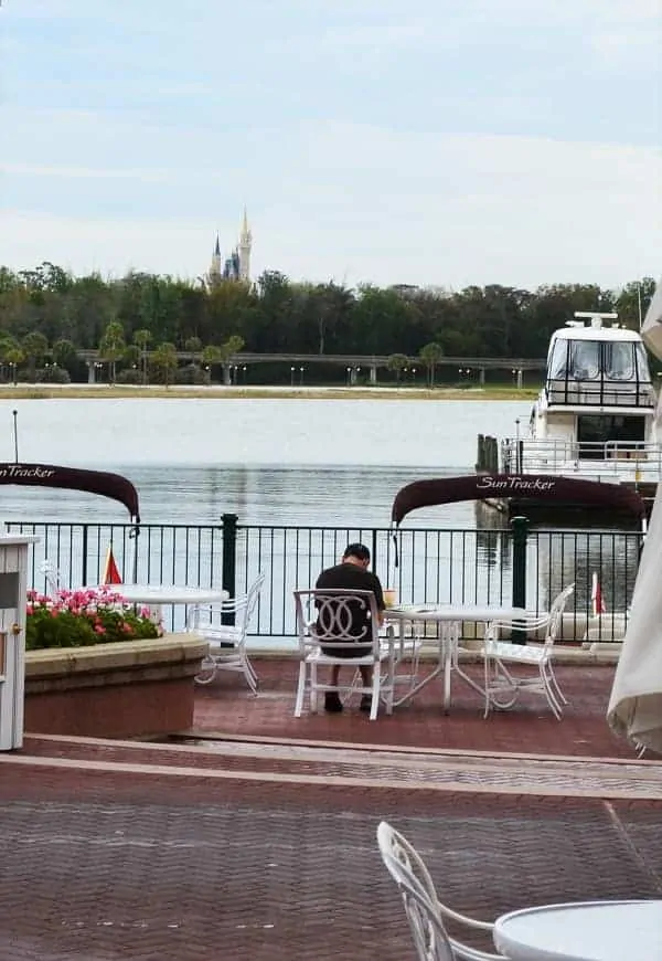 View of Cinderella Castle from Grand Floridian Resort