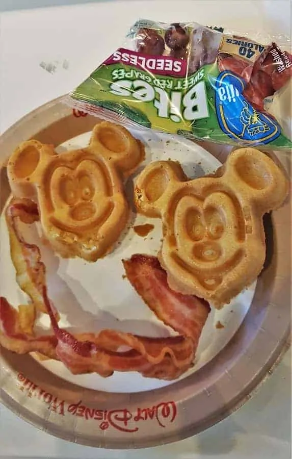 Mickey Waffles at Gasparilla Island Grill