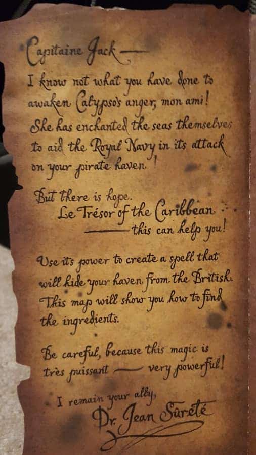 Pirate Adventure Letter