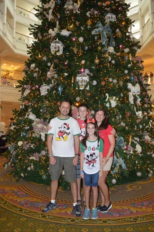 Get Christmas Picture taken in Grand Floridian