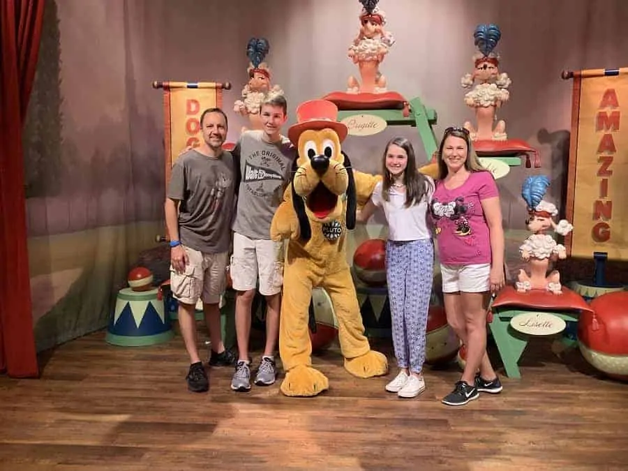 Pluto Meet & Greet at Magic Kingdom