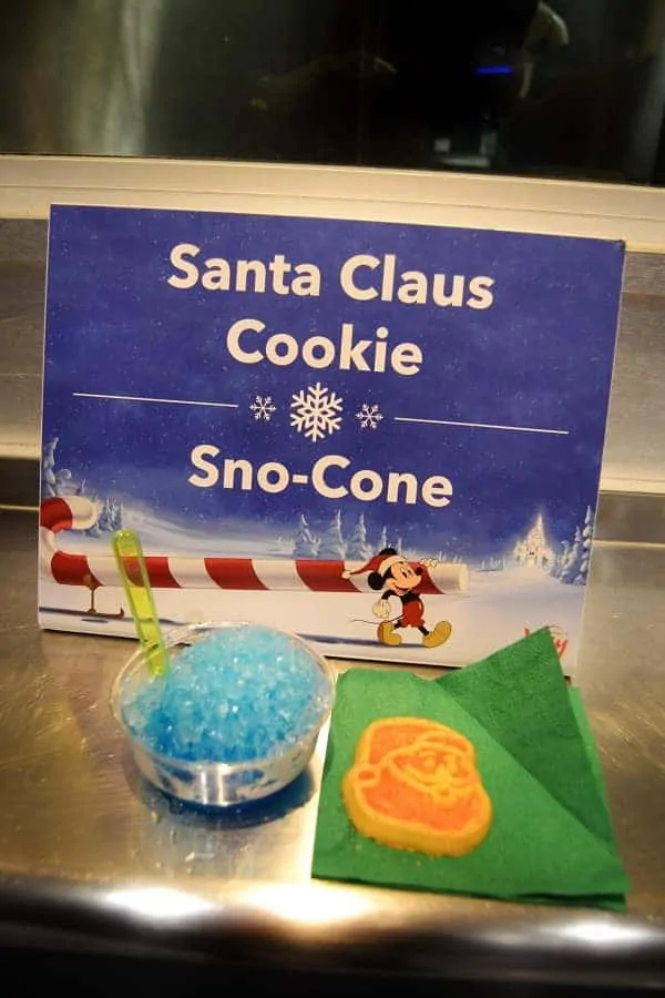 Cookies and Treats at Mickey's Christmas Party