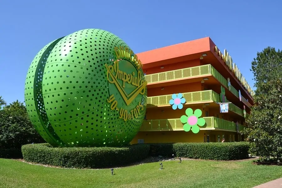 Disney Pop Century Building with Yoyo