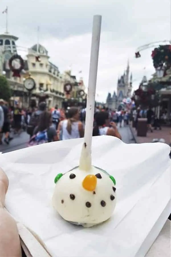 Snowman Cake Pop in Disney