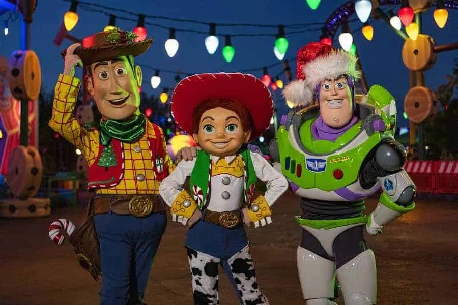 Toy Story Land Meet & Greet at Christmas