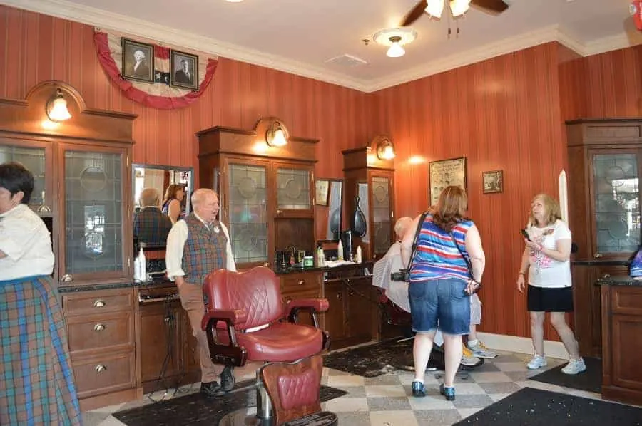 Inside the Magic Kingdom Barber Shop