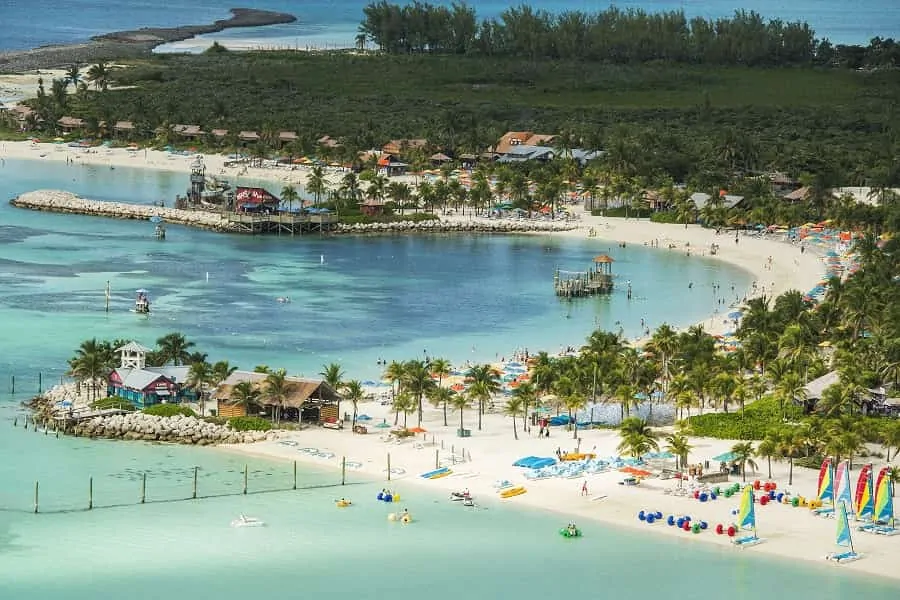 Disney's Castaway Cay Island in the Bahamas