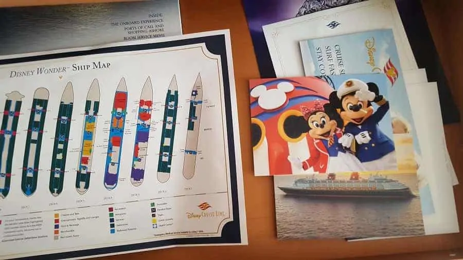 Inside your desk on Disney Cruise