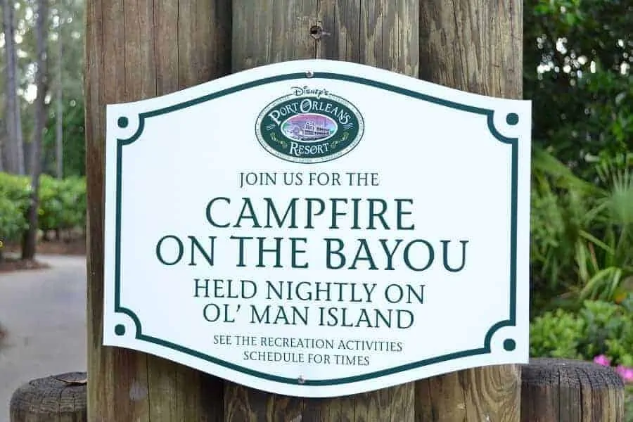Campfire on the Bayou