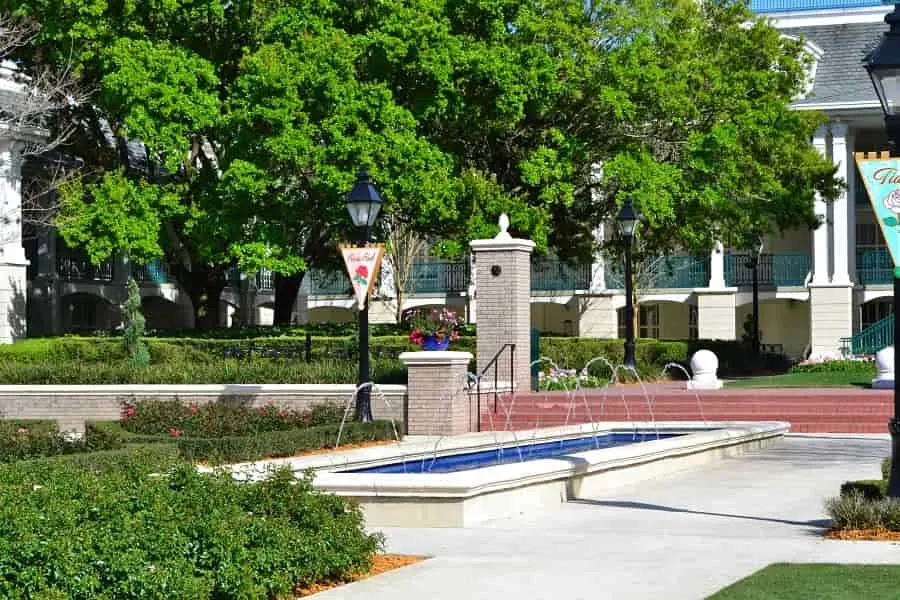 Port Orleans Riverside Fountains