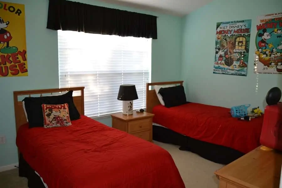 Mickey Mouse themed kids room