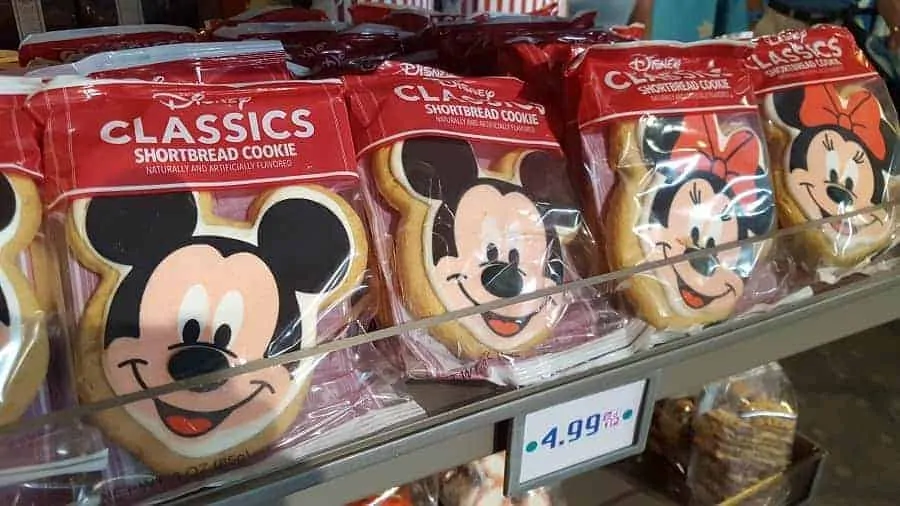 Mickey Mouse Face Shortbread Cookies
