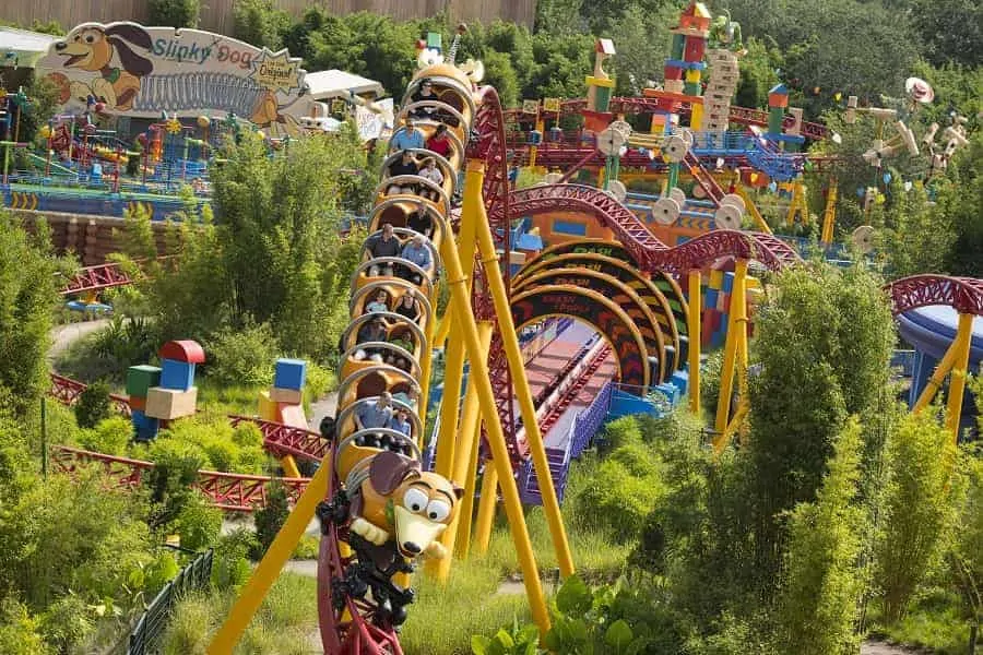 Slinky Dog Dash Rollercoaster