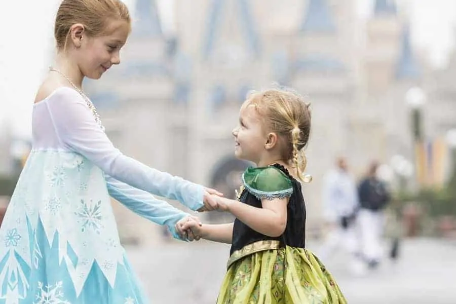 Wearing a Princess Dress to Disney