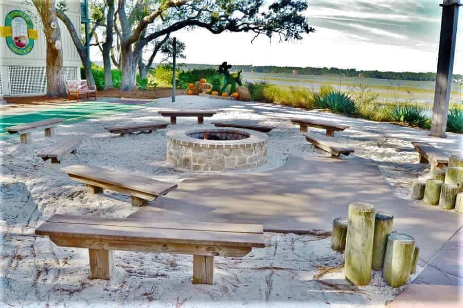 Fire Pit at Disney's Hilton Head Resort