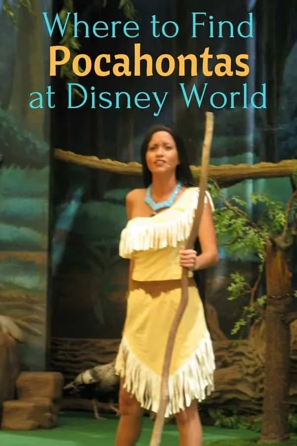 Where to find Pocahontas at Disney World