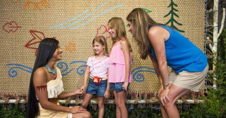 Where to find Pocahontas at Disney World