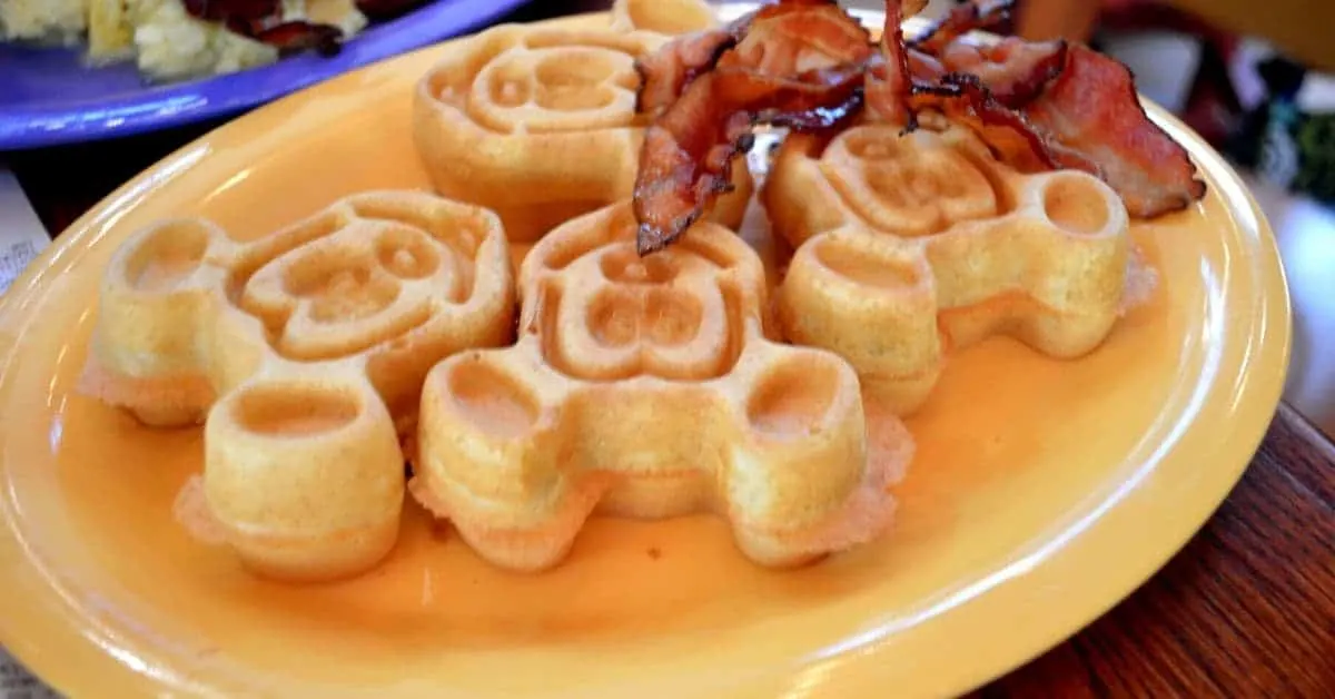 Mickey Mouse Waffles