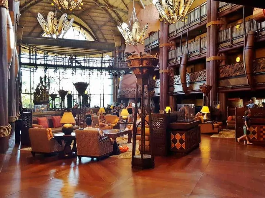 Animal Kingdom Lodge Lobby of Jambo House