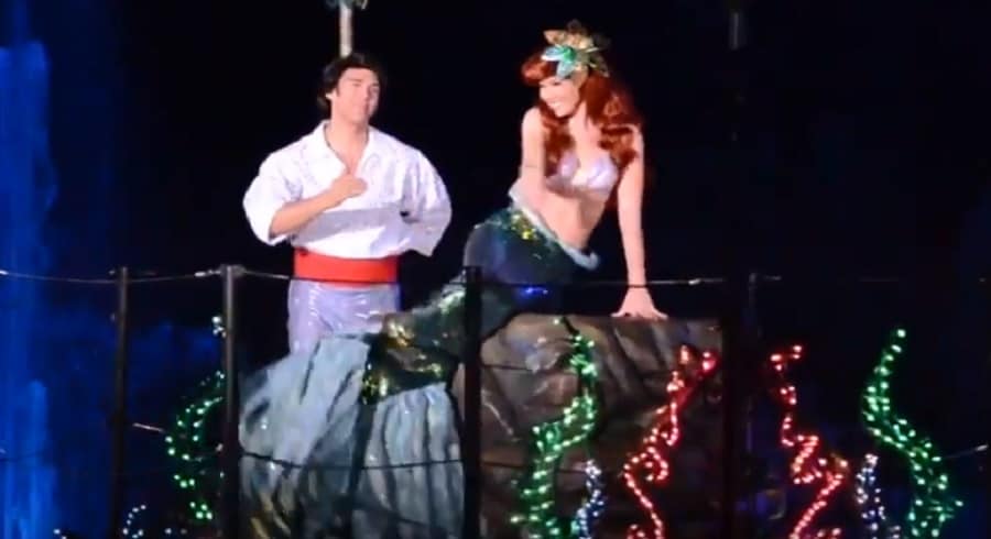 Ariel & Eric in Fantasmic!