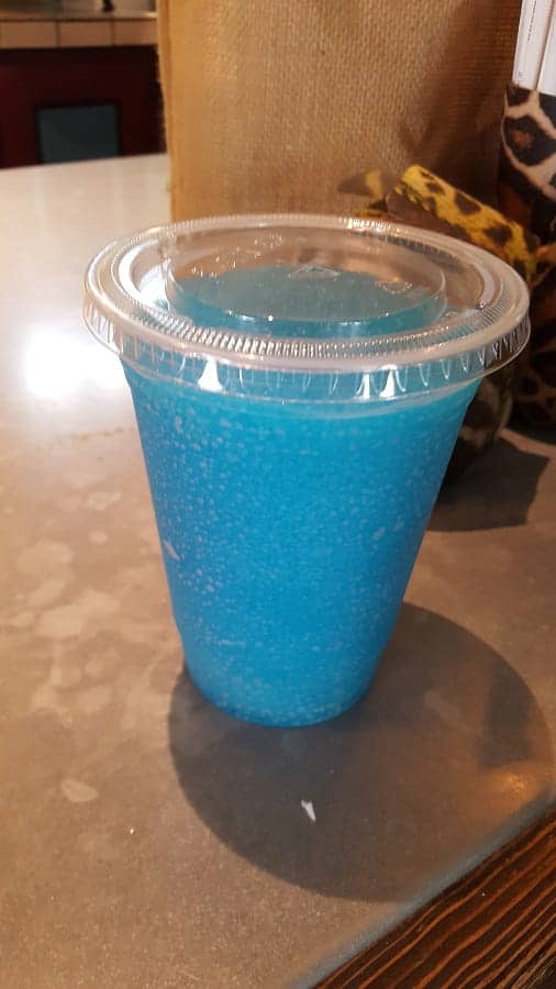 Blue Raspberry Slushie at Animal Kingdom