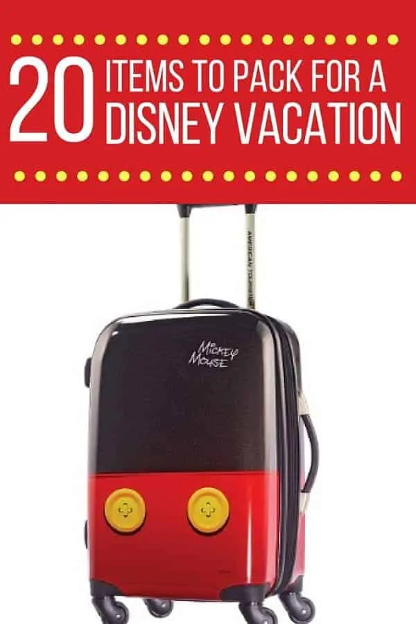 What to Pack for Disney Vacation