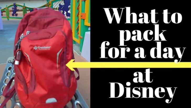 Packing list for Disney Trip