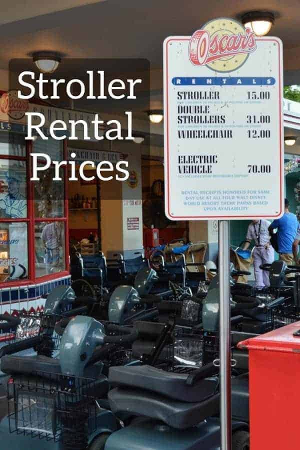 Disney World Stroller Rental Prices
